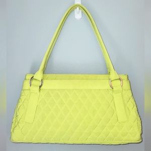 Gorgeous Vera Bradley Lime Green & Blue Shoulder Bag